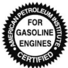 AMERICAN PETROLEUM INSTITUTE FOR GASOLINE ENGINES CERTIFIED
