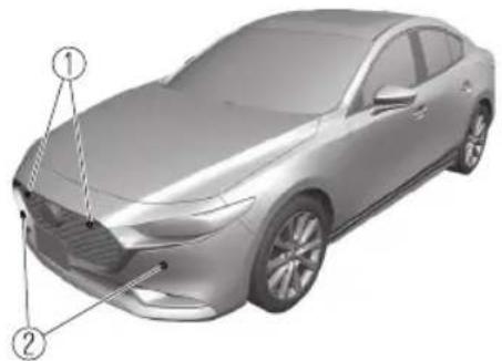 MAZDA 3 Hatchback (2021) - ▼ Parking Sensor System - 1
