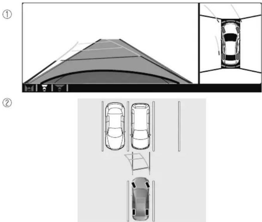 MAZDA 3 Hatchback (2021) - How to use the projected vehicle path line function - 1
