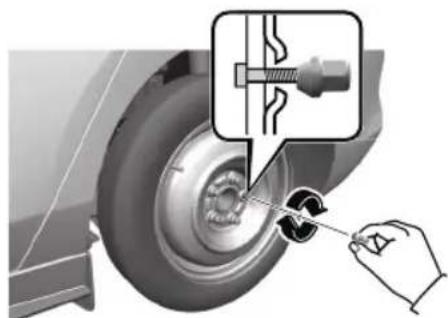 MAZDA 3 Hatchback (2021) - ▼ Mounting the Spare Tire - 3