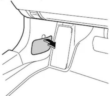 MAZDA 3 Hatchback (2021) - Replacing the fuses on the vehicle's left side - 1