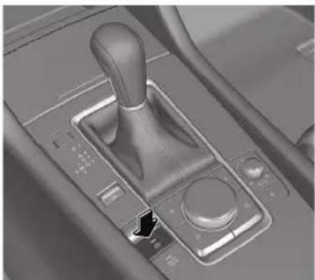 MAZDA 3 Hatchback (2021) - Releasing the parking brake manually - 1