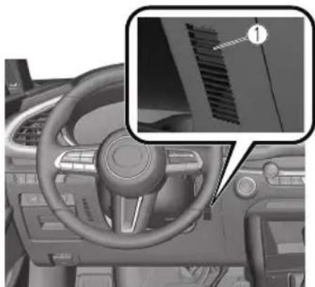 MAZDA 3 Hatchback (2021) - Interior temperature sensor - 1