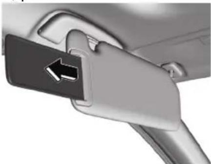 MAZDA 3 Hatchback (2021) - ▼ Side Extension Sunvisors\* - 1