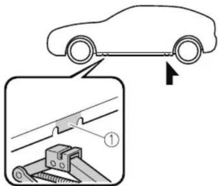 Diagram illustrating car track maintenance with a sliding guide and tool, showing structural change and component alignment.