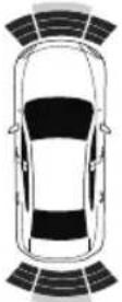 MAZDA 3 Hatchback (2021) - ▼ Sensor Detection Range - 6