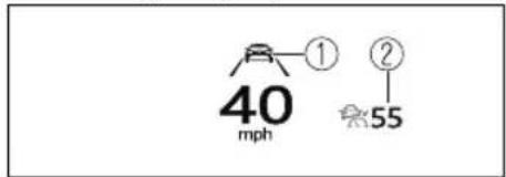 40 mph ① ② 55