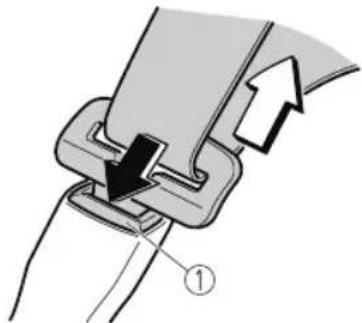 MAZDA 3 Hatchback (2021) - ▼ Unfastening the Seat Belt - 1