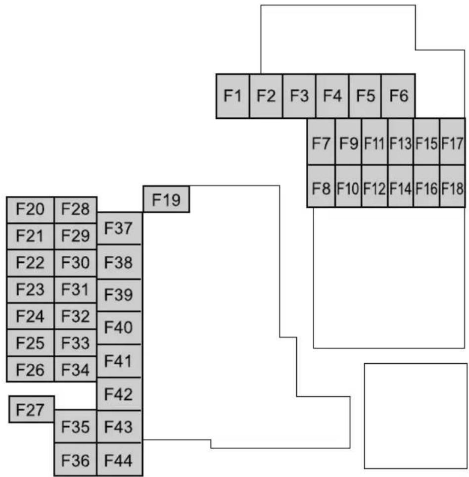 MAZDA 3 Hatchback (2021) - Fuse block (Engine compartment) - 1
