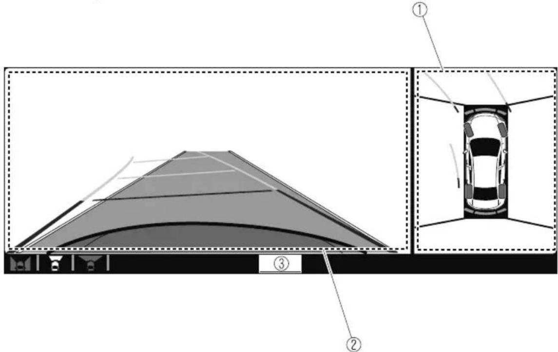Diagram showing a car parking structure with labeled components and an inset view of the roof section.