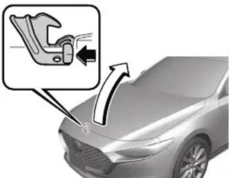 MAZDA 3 Hatchback (2021) - ▼ Opening the Hood - 2