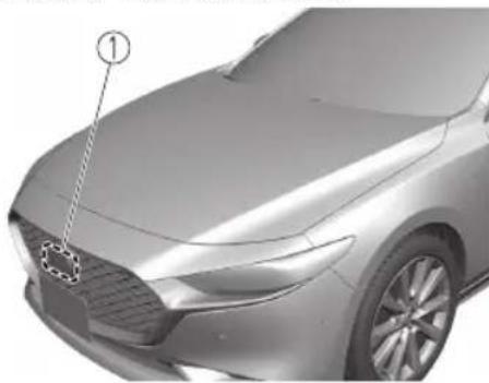 MAZDA 3 Hatchback (2021) - ▼ Front Radar Sensor - 1