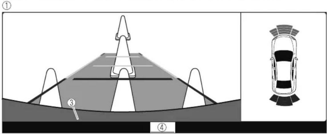 Diagram illustrating vehicle collision detection with labeled components and a car silhouette diagram