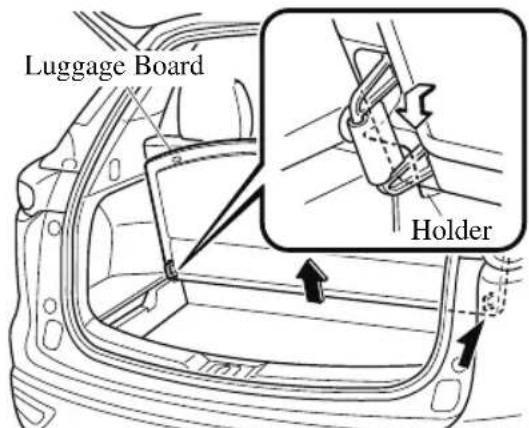 MAZDA CX-9 (2021) - To remove the jack - 2