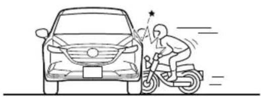 MAZDA CX-9 (2021) - Limitations to side collision detection: - 2