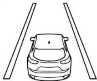 MAZDA CX-9 (2021) - Vehicle lane line display - 1