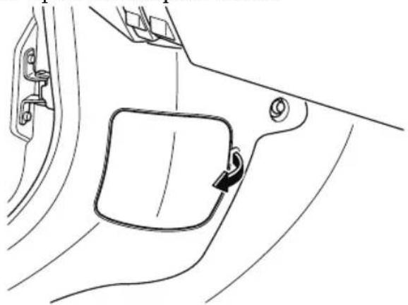 MAZDA CX-9 (2021) - Replacing the fuses on the vehicle's left side - 1
