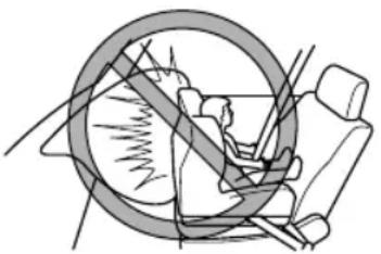 MAZDA CX-9 (2021) - Never use a rear-facing child-restraint system in the front seat with an air bag that could deploy: - 1