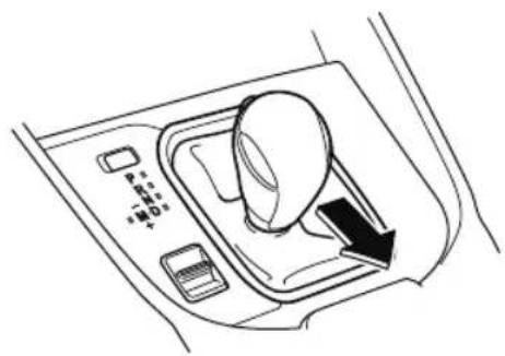 MAZDA CX-9 (2021) - Using selector lever - 1