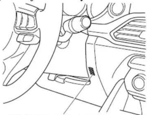 MAZDA CX-9 (2021) - Interior temperature sensor - 1
