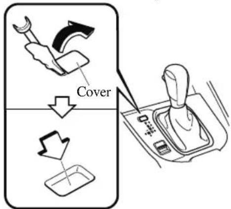 MAZDA CX-9 (2021) - ▼ Shift-Lock Override - 1