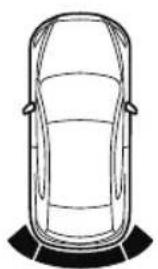 MAZDA CX-9 (2021) - ▼ Sensor Detection Range - 11