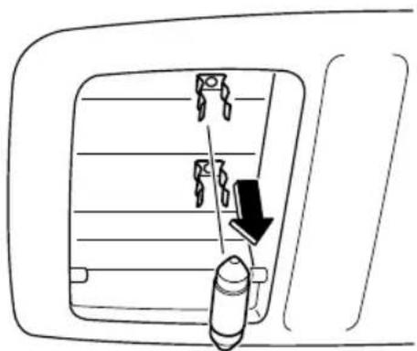 MAZDA CX-9 (2021) - ▼ Replacing Interior Light Bulbs - 4