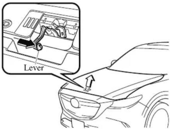 MAZDA CX-9 (2021) - ▼ Opening the Hood - 2