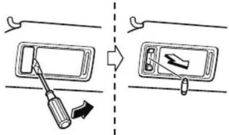 MAZDA CX-9 (2021) - ▼ Replacing Interior Light Bulbs - 7