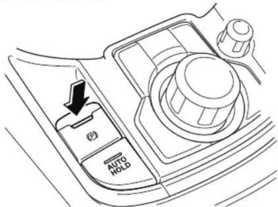 MAZDA CX-9 (2021) - Parking brake manual release - 1