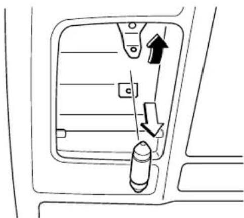 MAZDA CX-9 (2021) - ▼ Replacing Interior Light Bulbs - 2