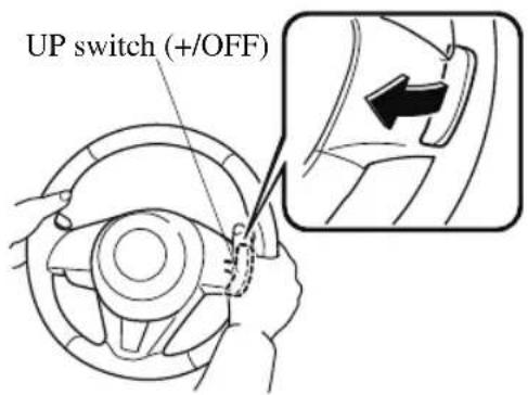 MAZDA CX-9 (2021) - Using steering shift switch\* - 1