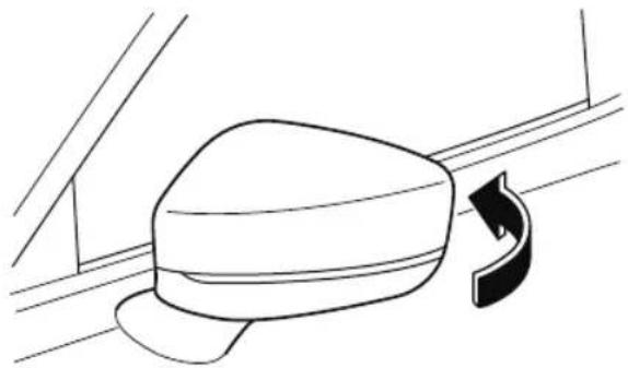 MAZDA CX-9 (2021) - Manual folding outside mirror - 1