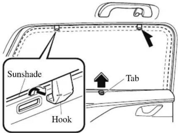 MAZDA CX-9 (2021) - Sunshade (Rear Door Window) \* - 1