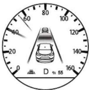 MAZDA CX-9 (2021) - ▼ Lane-keep Assist System (LAS) & Lane Departure Warning System (LDWS) Display - 2