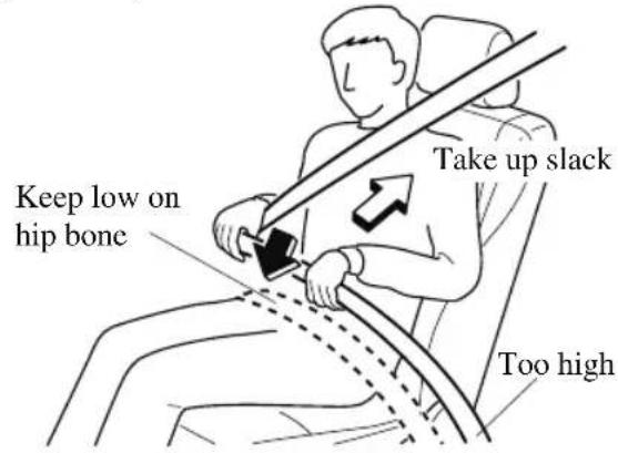 MAZDA CX-9 (2021) - ▼ Fastening the Seat Belt - 2