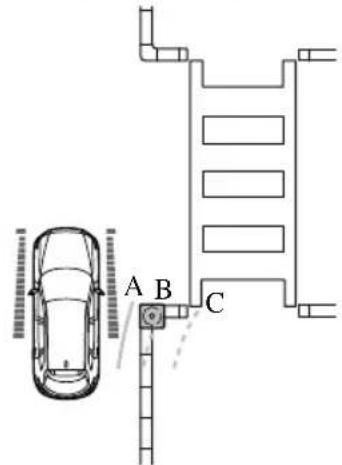 MAZDA CX-9 (2021) - How to use the projected vehicle path line function - 2