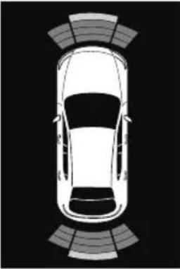 MAZDA CX-9 (2021) - ▼ Sensor Detection Range - 4