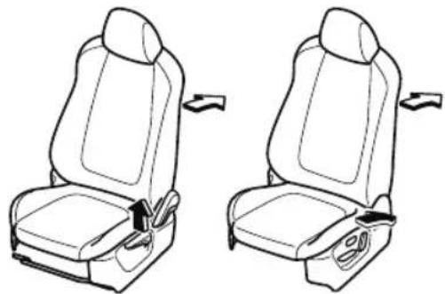 MAZDA CX-9 (2021) - Adjusting the seatback angle (reclining) - 3