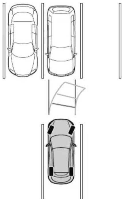 MAZDA CX-9 (2021) - How to use the projected vehicle path line function - 2