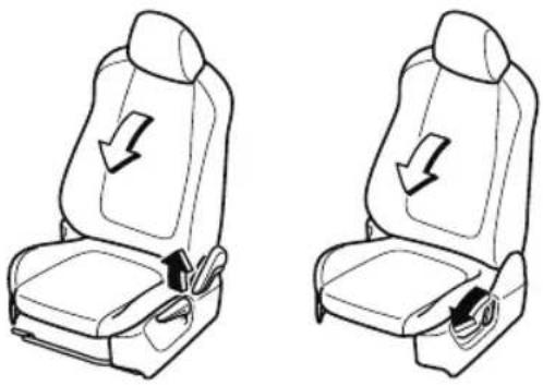 MAZDA CX-9 (2021) - Adjusting the seatback angle (reclining) - 1