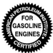 AMERICAN PETROLEUM INSTITUTE FOR GASOLINE ENGINES CERTIFIED