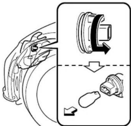 Diagram illustrating the internal components of a vehicle's electrical plug, showing pin alignment and component assembly.