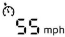 MAZDA MX-5 (2020) - ▼ Cruise Control Set Vehicle Speed Display (Without Multi-information Display)\* - 1