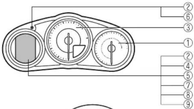 Diagram of a belt drive system with numbered components for identification