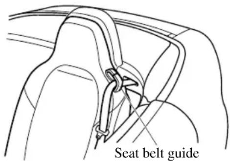 Seat belt guide