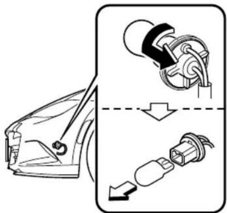 Diagram illustrating car engine component assembly with labeled parts and directional arrows indicating assembly steps.