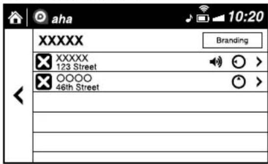 aha 10:20 XXXXX Branding XXXXX 123 Street ○ > ○○○○ 46th Street × × × × ×