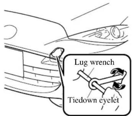 Lug wrench Tiedown eyelet