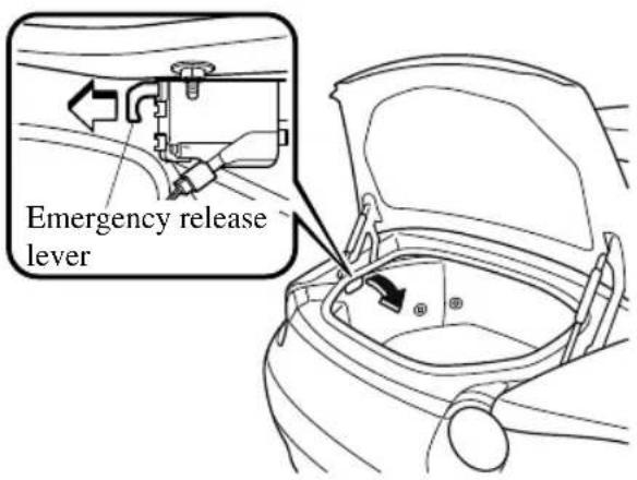 Emergency release lever
